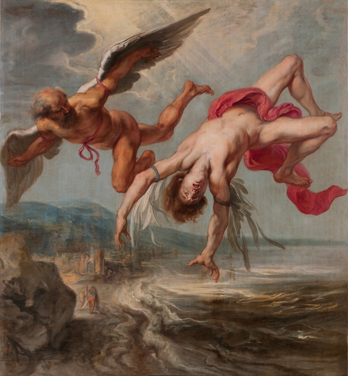 Jacob Peter Gowy - The Fall of Icarus <출처: Wikipedia>